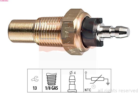 EPS 1.830.052 - Sonde de température, liquide de refroidissement cwaw.fr