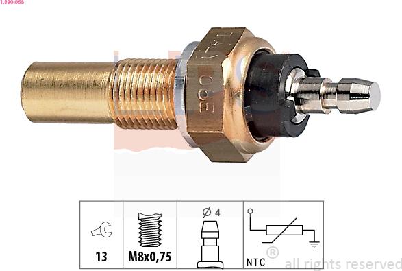 EPS 1.830.068 - Sonde de température, liquide de refroidissement cwaw.fr