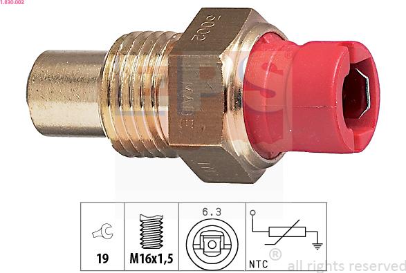 EPS 1.830.002 - Sonde de température, liquide de refroidissement cwaw.fr