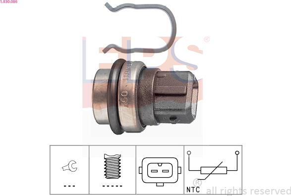 EPS 1.830.086 - Sonde de température, liquide de refroidissement cwaw.fr