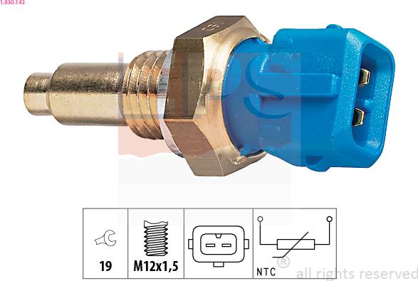 EPS 1.830.143 - Sonde de température, liquide de refroidissement cwaw.fr