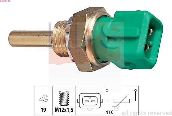 EPS 1.830.147 - Sonde de température, liquide de refroidissement cwaw.fr