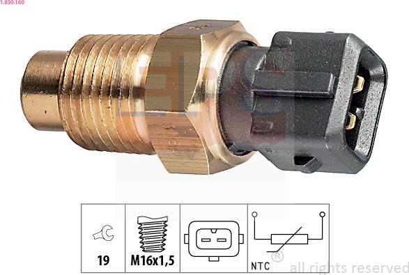 EPS 1.830.160 - Sonde de température, liquide de refroidissement cwaw.fr