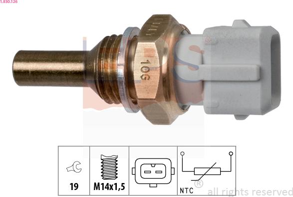 EPS 1.830.126 - Sonde de température, liquide de refroidissement cwaw.fr