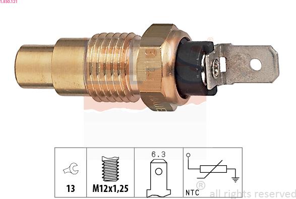 EPS 1.830.121 - Sonde de température, liquide de refroidissement cwaw.fr