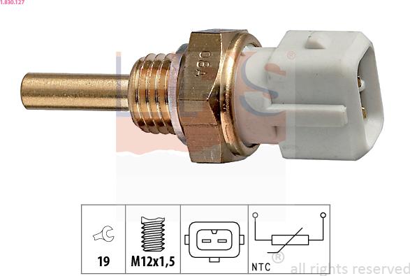 EPS 1.830.127 - Sonde de température, liquide de refroidissement cwaw.fr