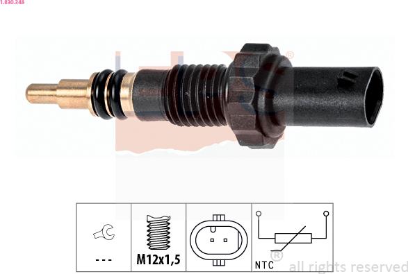 EPS 1.830.348 - Sonde de température, liquide de refroidissement cwaw.fr