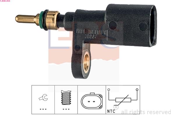 EPS 1.830.355 - Sonde de température, liquide de refroidissement cwaw.fr