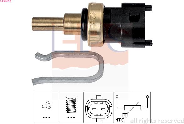 EPS 1.830.357 - Sonde de température, liquide de refroidissement cwaw.fr