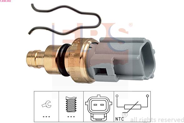 EPS 1.830.302 - Sonde de température, liquide de refroidissement cwaw.fr