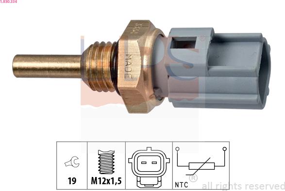 EPS 1.830.334 - Sonde de température, liquide de refroidissement cwaw.fr