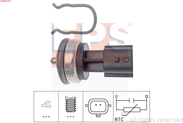 EPS 1.830.337 - Sonde de température, liquide de refroidissement cwaw.fr