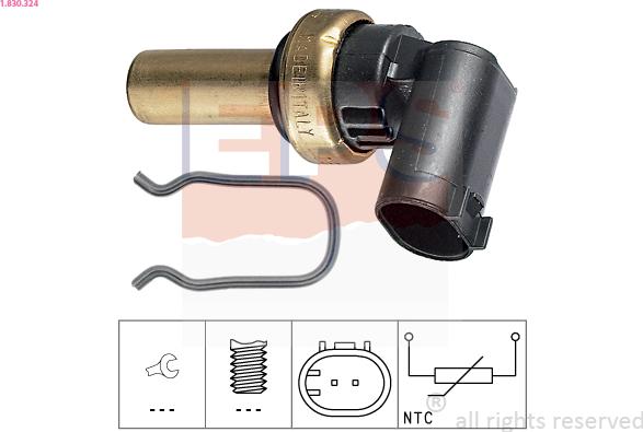 EPS 1.830.324 - Sonde de température, liquide de refroidissement cwaw.fr