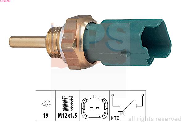 EPS 1.830.261 - Sonde de température, liquide de refroidissement cwaw.fr