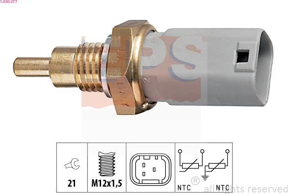 EPS 1.830.277 - Sonde de température, liquide de refroidissement cwaw.fr