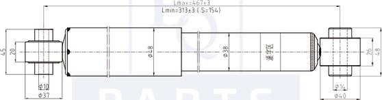 Equal Quality AM20135 - Amortisseur cwaw.fr