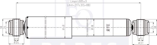 Equal Quality AM20130 - Amortisseur cwaw.fr