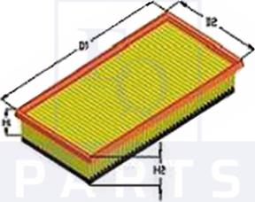 Equal Quality FA3176 - Filtre à air cwaw.fr