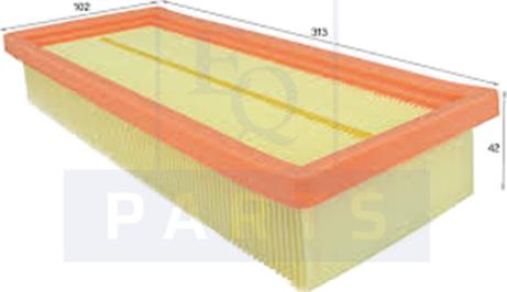 Equal Quality FA3202 - Filtre à air cwaw.fr
