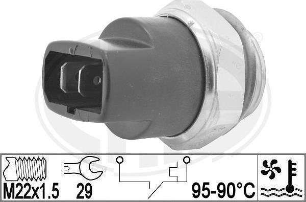 ERA 330962 - Interrupteur de température, ventilateur de radiateur cwaw.fr