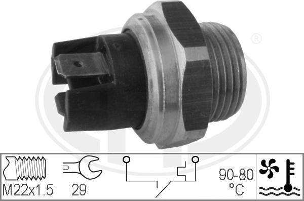 ERA 330165A - Interrupteur de température, ventilateur de radiateur cwaw.fr