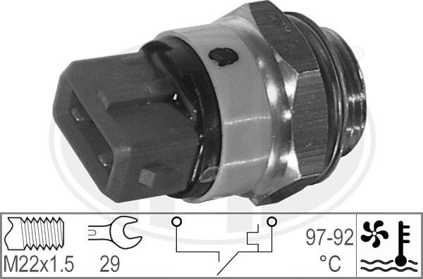 ERA 330188 - Interrupteur de température, ventilateur de radiateur cwaw.fr