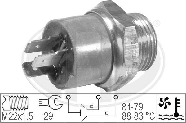 ERA 330267 - Interrupteur de température, ventilateur de radiateur cwaw.fr