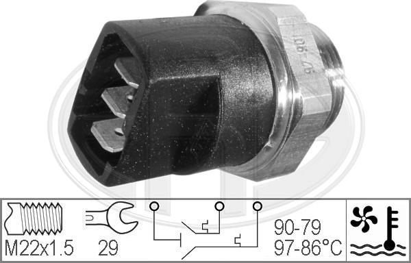 ERA 330281 - Interrupteur de température, ventilateur de radiateur cwaw.fr