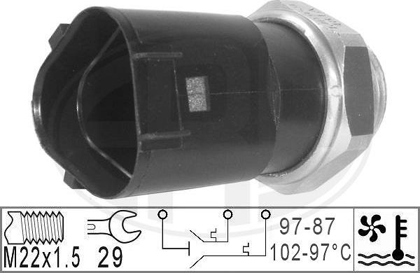 ERA 330230 - Interrupteur de température, ventilateur de radiateur cwaw.fr