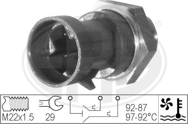 ERA 330228 - Interrupteur de température, ventilateur de radiateur cwaw.fr