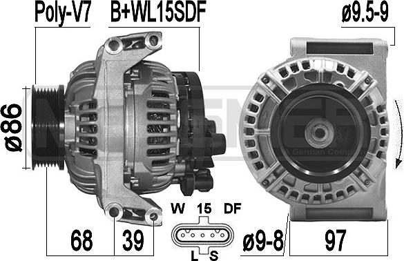 ERA 209504 - Alternateur cwaw.fr