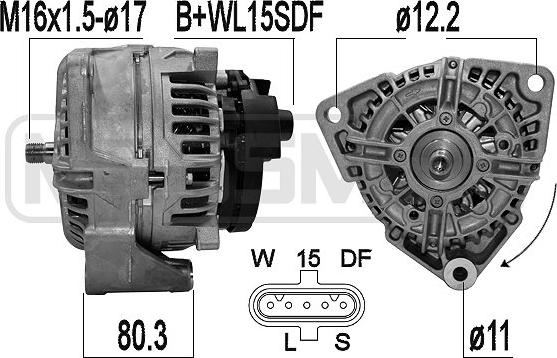 ERA 209609 - Alternateur cwaw.fr