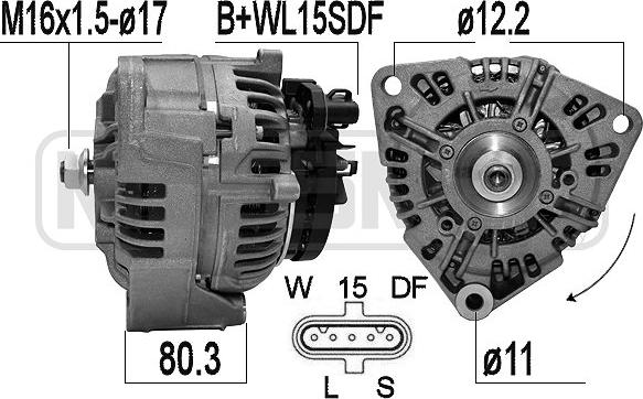 ERA 209611 - Alternateur cwaw.fr