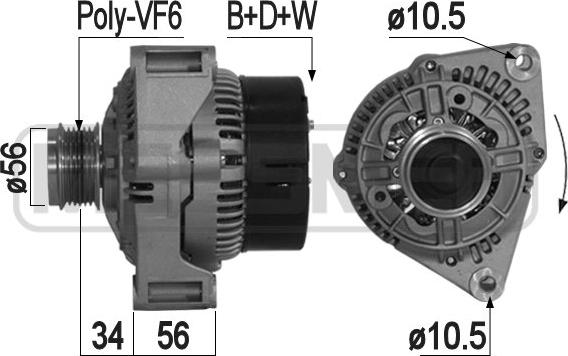 ERA 209040A - Alternateur cwaw.fr