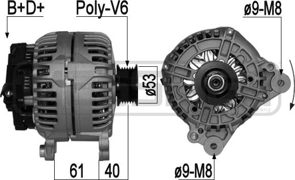 ERA 209069 - Alternateur cwaw.fr