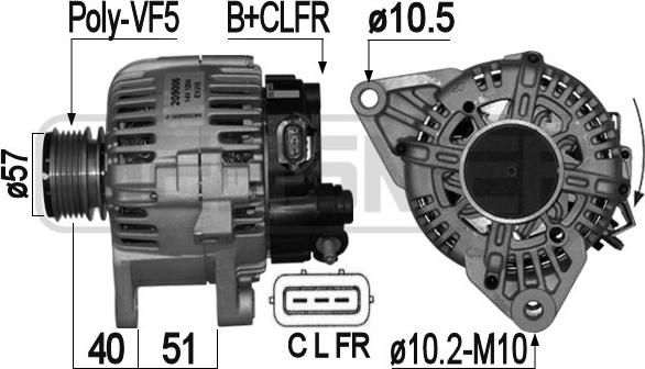 ERA 209006 - Alternateur cwaw.fr