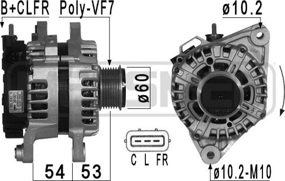 ERA 209013 - Alternateur cwaw.fr