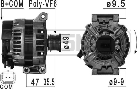 ERA 209031 - Alternateur cwaw.fr