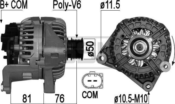 ERA 209070 - Alternateur cwaw.fr