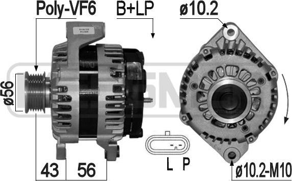 ERA 209134 - Alternateur cwaw.fr