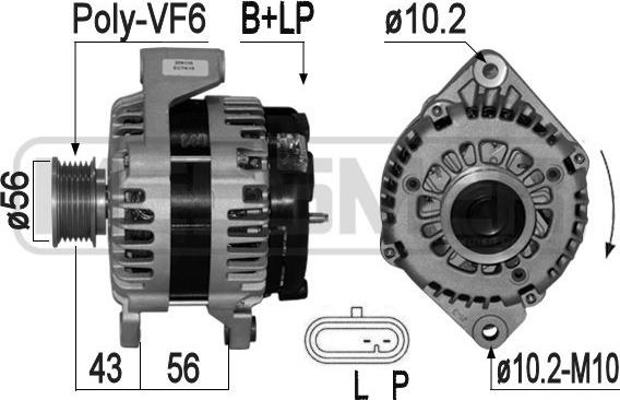 ERA 209135 - Alternateur cwaw.fr