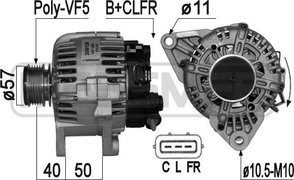 ERA 209128 - Alternateur cwaw.fr