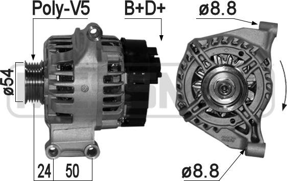 ERA 209340 - Alternateur cwaw.fr