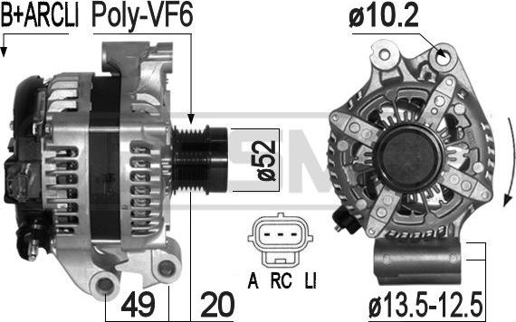 ERA 209312 - Alternateur cwaw.fr