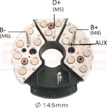 ERA 215936 - Pont de diodes, alternateur cwaw.fr