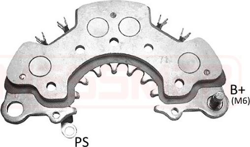 ERA 215463 - Pont de diodes, alternateur cwaw.fr