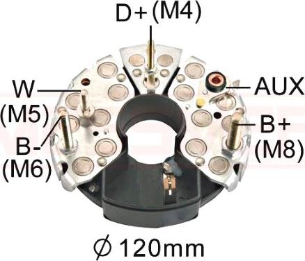 ERA 215333 - Pont de diodes, alternateur cwaw.fr