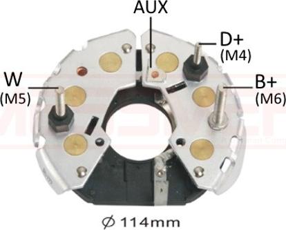 ERA 216052 - Pont de diodes, alternateur cwaw.fr