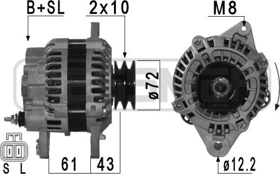 ERA 210950A - Alternateur cwaw.fr