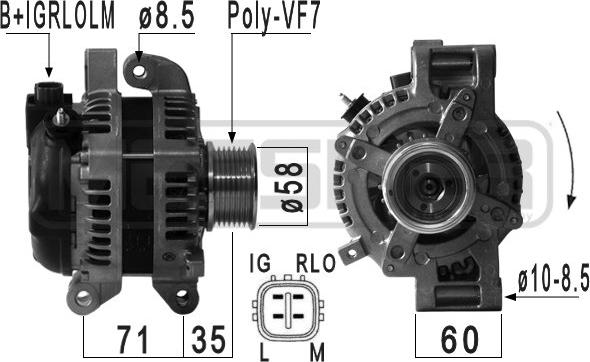 ERA 210934 - Alternateur cwaw.fr